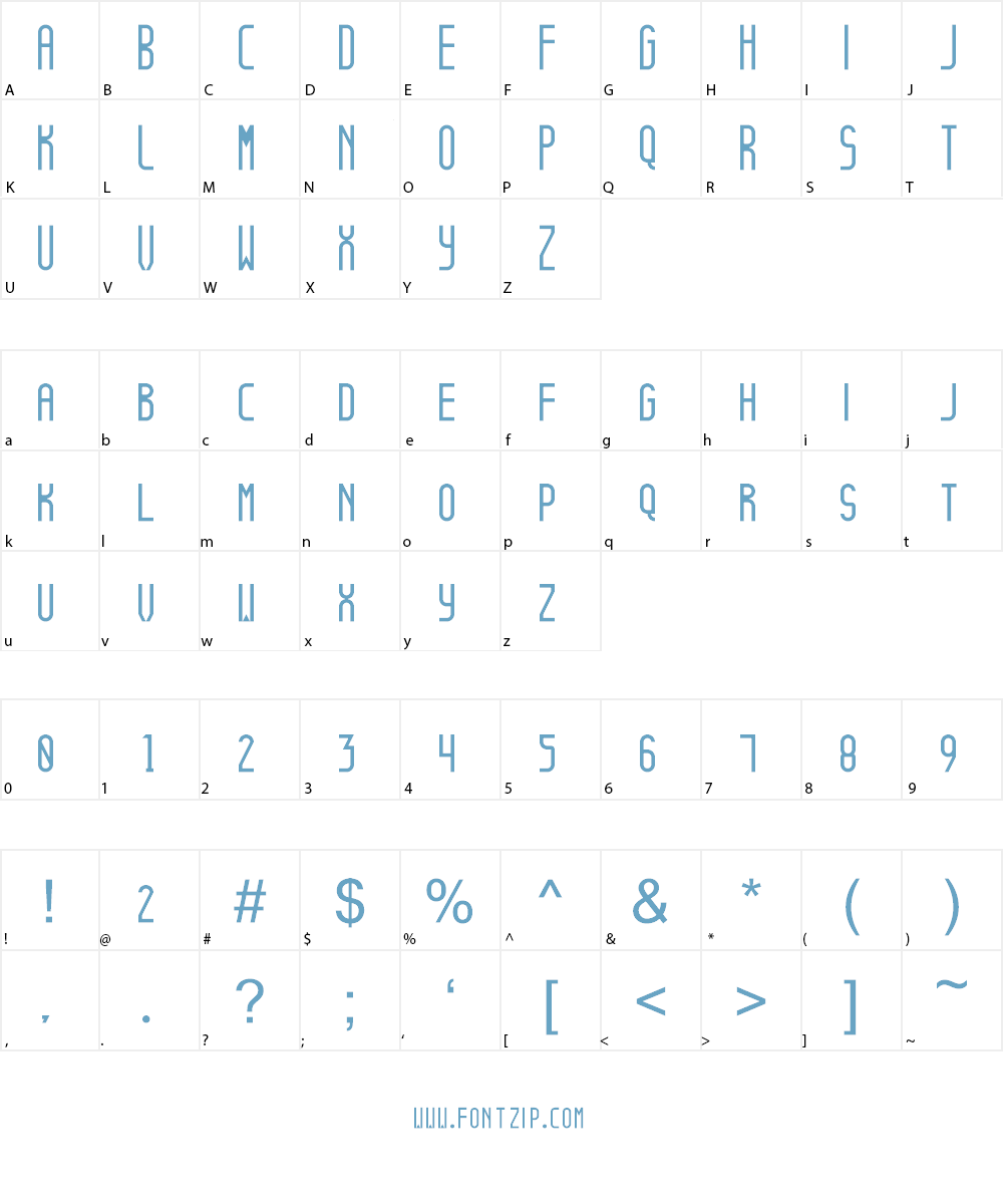 Smooth Elegant Font Character
